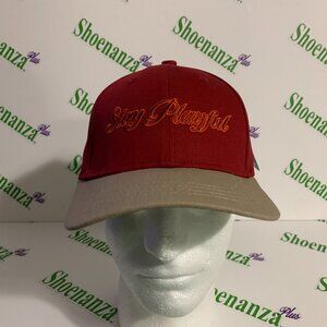 Headgear Classics Hat Playboy Adjustable Dad Cap Stay Playful Bunny Red Orange